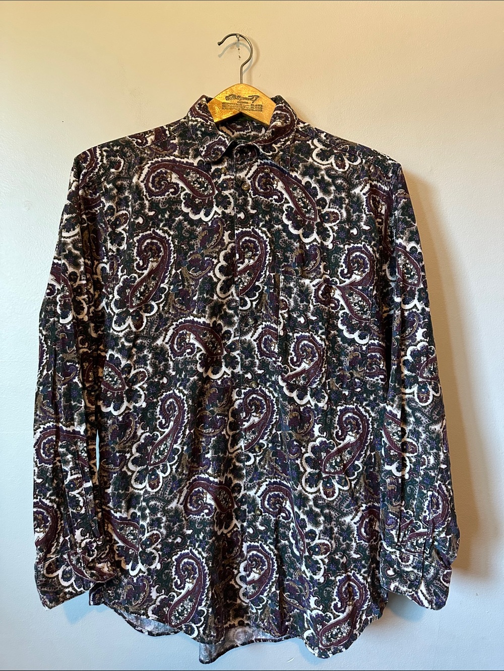 Boston Traders' Vintage Paisley Print Cotton Men's M